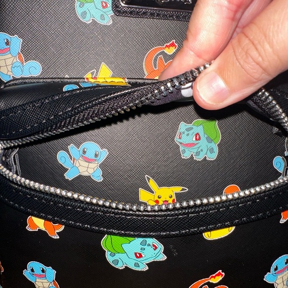 Loungefly Pokémon Nintendo Character Mini Backpack Black One Size - Picture 6 of 7